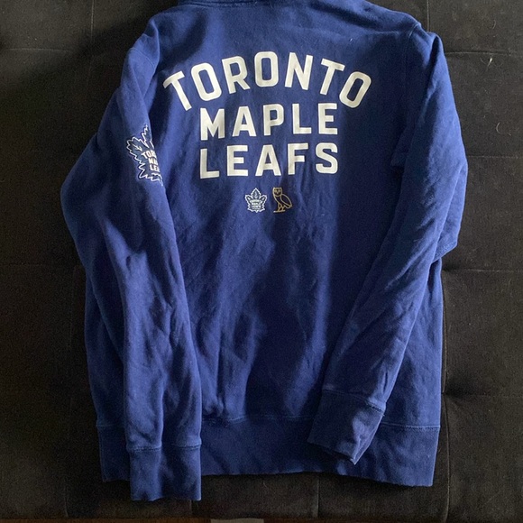 Blue OVO x Toronto Maple Leafs Men's Sweater - Picture 2 of 2
